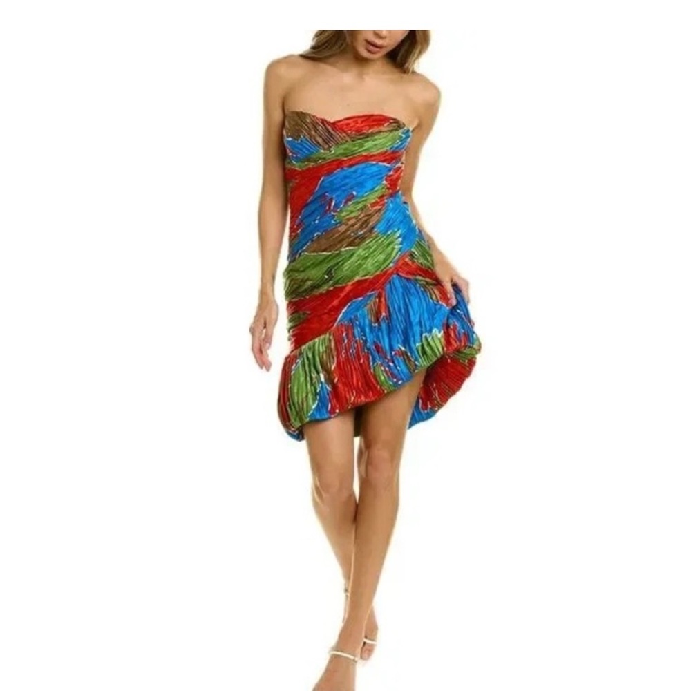 Tory Burch Multicolor Strapless Dress